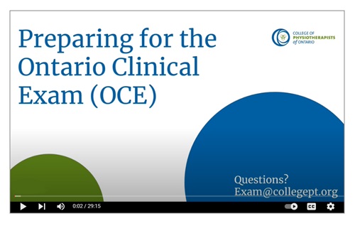 Watch the How to Prepare for the OCE Webinar